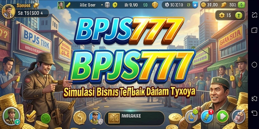 Tangkapan layar dari gameplay Tycoon BPJS777 yang menegangkan.