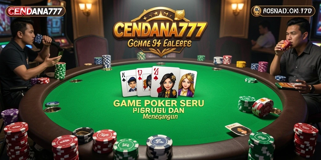 Tampilan gameplay seru dari CENDANA777 saat bermain Poker.
