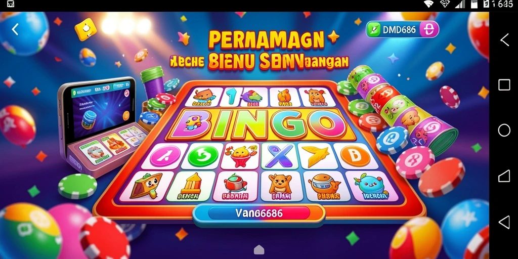Gameplay DMD686 yang menarik dengan suasana Bingo.