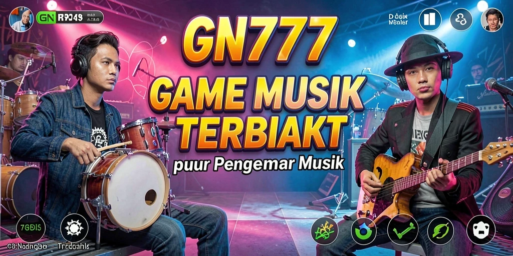 Screenshot gameplay GN777 dengan tampilan permainan musik yang menarik.