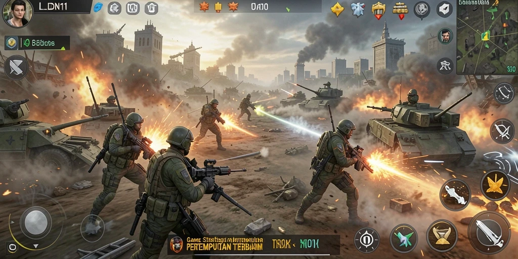 Tampilan menakjubkan dari gameplay strategi di LDN11.