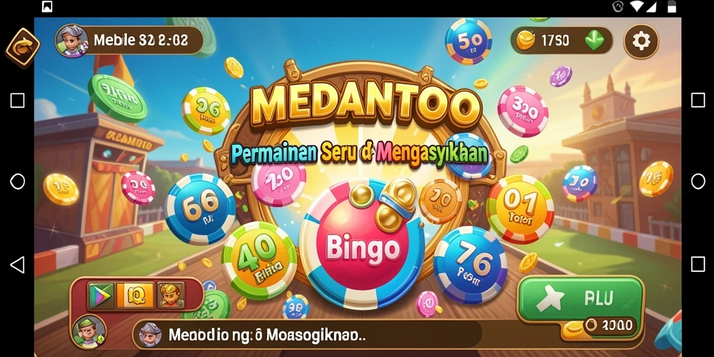 Tampilan gameplay seru dan interaktif dalam MEDANTOTO.