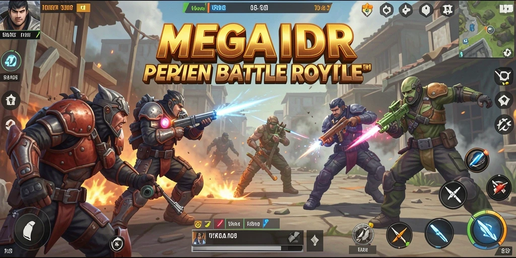 Tampilan gameplay seru di MEGAIDR, penuh aksi dan strategi.