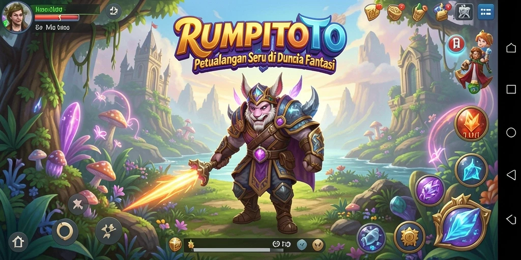 Gameplay RUMPITOTO menampilkan aksi petualangan seru dan visual yang menakjubkan.