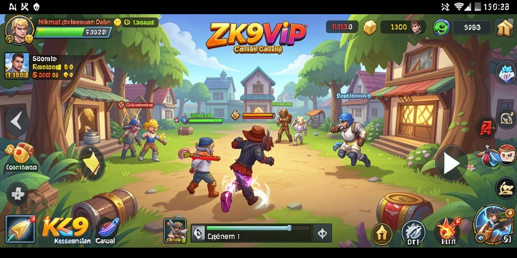 Tampilan gameplay ZK9VIP yang menarik dan penuh warna.
